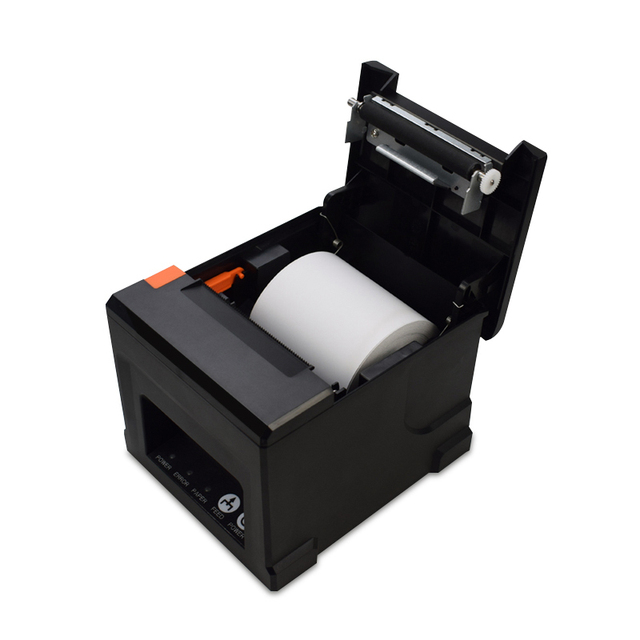 New Arrival 220mm/s High Printing Speed 80mm USB Interface Black and White Kitchen Thermal Receipt Printer with Auto Cutter
