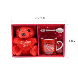 Juego <span class=keywords><strong>de</strong></span> Tazas <span class=keywords><strong>de</strong></span> Cerámica <span class=keywords><strong>de</strong></span> 200 ml Resistentes al Calor, <span class=keywords><strong>de</strong></span> Pared Simple, <span class=keywords><strong>para</strong></span> el Día <span class=keywords><strong>de</strong></span> San Valentín, Tazas <span class=keywords><strong>para</strong></span> Parejas con Ositos <span class=keywords><strong>de</strong></span> Peluche - Product Image 5