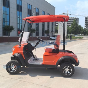 Sièges de golf individuels de haute qualité en orange, personnalisables, et chariots de golf vendus à bas prix - Product Image 2