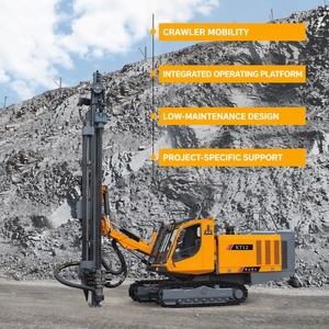 Plataforma de Perforación de Pozos Profundos Kaishan KT12 para Uso Abierto, Plataforma de Perforación de Barrenos de Voladura en Venta - Product Image 3