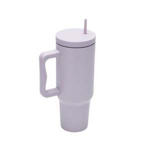 Custom Coffee Vacuum <b>Tumbler</b> Wholesale Bulk 30 Oz 40Oz Stainless Steel <b>Tumbler</b> With Handle and <b>Straw</b> - Product Image 2