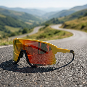 Sports Cycling <b>Sunglasses</b> with UV Protection and Semi-Rimless Frame - Product Image 2