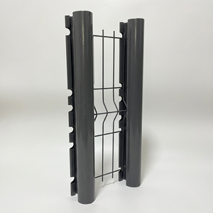Recinzione da Giardino 3D Decorativa <span class=keywords><strong>Verde</strong></span> Scuro Verniciata a Polvere, Altezza 1,83m, Recinzione in Filo Curvo 3D per Ville Residenziali, Parchi e Scuole - Product Image 1