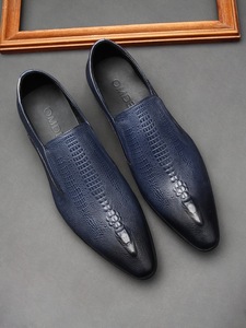 <span class=keywords><strong>Zapatos</strong></span> <span class=keywords><strong>de</strong></span> Vestir <span class=keywords><strong>de</strong></span> Cuero Negro para <span class=keywords><strong>Hombre</strong></span>, Estilo Británico Auténtico, Elegantes, Tendencia 2025, para Bodas y Fiestas - Product Image 4
