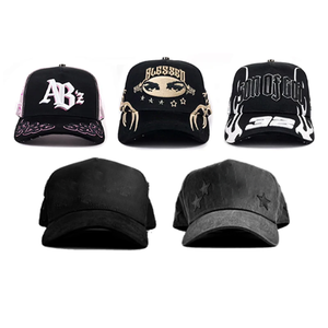 Casquettes de baseball brodées El de qualité supérieure, originales, en coton, visière en daim, 5 panneaux, cadre A, les Gorras, casquettes à barbe, Gorras <span class=keywords><strong>Baez</strong></span> - Product Image 1
