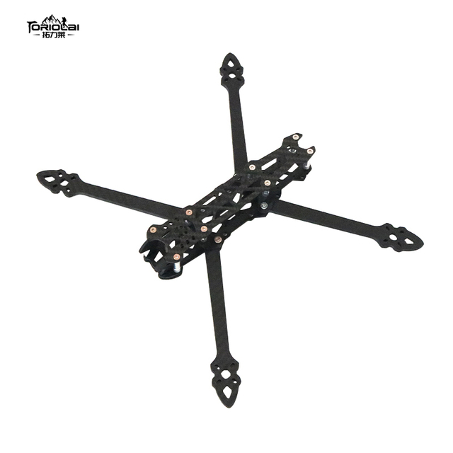 China Factory Cheap Price Carbon Fiber Frame 5mm Arm FPV Racing Drone Quadcopter Freestyle Frame