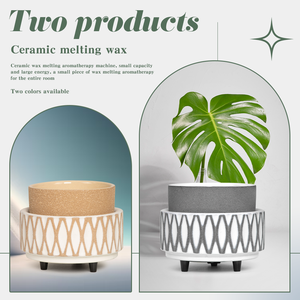 Tráng men gốm Burner hương liệu dầu nước hoa Đèn tùy chỉnh đèn bàn trang trí nội thất hương thơm khuếch tán Nến sáp tan ấm hơn đèn - Product Image 2