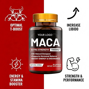Cápsulas de Maca en Polvo de Marca Privada OEM para Hombres y Mujeres, Fabricante Personalizado, Suplemento Dietético Natural Antioxidante, 60 Unidades - Product Image 4