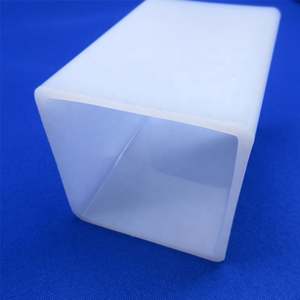 Tube carré en acrylique / Tube blanc laiteux / Tube en PMMA - Product Image 5