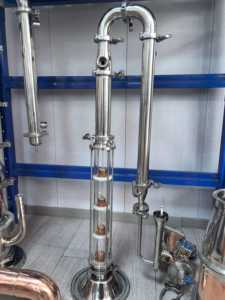 Towin - Accesorios <span class=keywords><strong>de</strong></span> Destilación <span class=keywords><strong>de</strong></span> Columna <span class=keywords><strong>de</strong></span> Vidrio <span class=keywords><strong>de</strong></span> 1.5 Pulgadas <span class=keywords><strong>de</strong></span> Cobre/Acero Inoxidable para la Elaboración <span class=keywords><strong>de</strong></span> <span class=keywords><strong>Vino</strong></span>, Licores, Vodka, Whisky y Brandy - Product Image 4