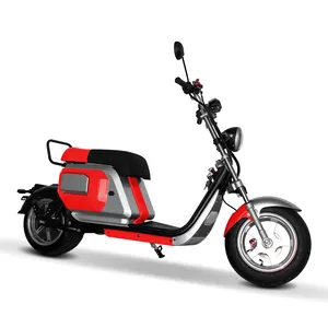 High speed cool look CE 1500W Big Wide Wheel Electric Scooters Citycoco electric bike in China warehouse