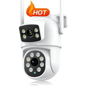 Caméra Intérieure/Extérieure Intelligente Tuya PTZ Double Objectif 4MP 6MP 4K H.265 Vision Nocturne Couleur Intégrale Interphone Vocal Stockage Cloud - Product Image 3