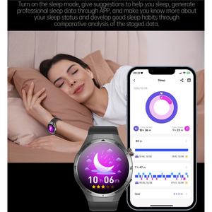 Reloj Inteligente ECG ET456 en Oferta, <span class=keywords><strong>para</strong></span> Mujer, Resistente al Agua IP68, Monitor de Frecuencia Cardíaca, Sueño, Salud, Seguimiento Menstrual, Reloj - Product Image 5