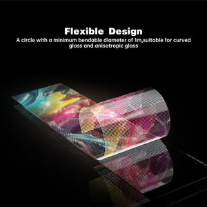 شاشة LED مرنة بألوان كاملة للاستخدام الداخلي/الخارجي للإعلان على النوافذ الزجاجية الشفافة في مراكز التسوق والمتاجر والمصاعد - Product Image 3