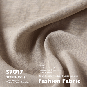 Nouvelle mode multicolore fibre naturelle doux mélange Tencel coton lin tissu pour vêtements chemise jupe - Product Image 4