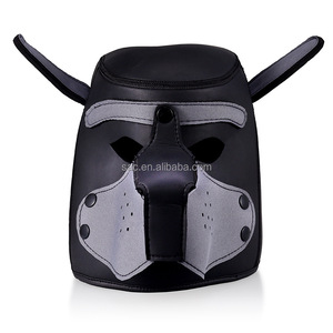 SacKnove 51027 érotique étanche <span class=keywords><strong>SM</strong></span> fétiche esclave respirant discothèque Cosplay tête enveloppement <span class=keywords><strong>masque</strong></span> <span class=keywords><strong>chien</strong></span> capuche Bondage couvre-chef - Product Image 4