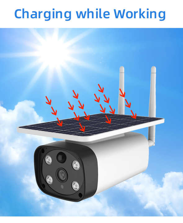 Factory Y8 4G SiM Card Bullet Camera Solar Camera Tuya APP Remote