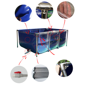 Custom Size Heavy-Duty Breeding Tank Large <strong>Aquarium</strong> for Aquaculture <strong>Fish</strong> tank Transparent Canvas Frame <strong>Fish</strong> Pond Foldable - Product Image 4