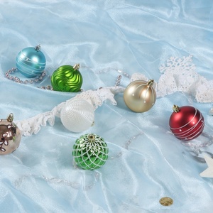 Meichaunghui sang trọng giáng sinh nhựa bóng 8 cm màu đỏ với UV in ấn kỹ thuật biểu tượng tùy chỉnh hộp cho trang trí trang trí - Product Image 6