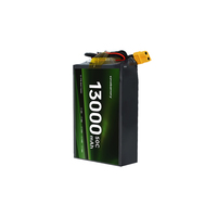 Аккумулятор LiPo/LiHV для FPV-дронов, 3.8В 13000мАч, 4S 6S 8S 22.8В 30.4В, 100C 50C, высокомощный, с высоким разрядным током