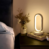 Bureau LED moderne chevet blanc chaud lumière aluminium métal alimenté par batterie option enfichable protection des yeux pour chambre bébé alimentation