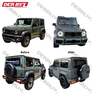 Pièces de tuning pour Suzuki Jimny 3 portes 5 portes Facelift G63 AMG Wagon Offroad Modifié JB74/64 Pare-chocs Kit carrosserie