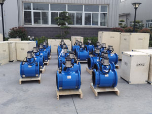 Dn100mm chống axit pin-Powered điện từ lưu lượng kế - Product Image 5