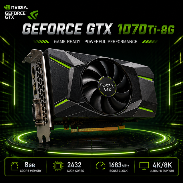 Used in Stock New GPU RTX 5090 8GB DDR3 PCI Express Fan Cooling High Performance Desktop Gaming Graphics Card DVI for Outputs
