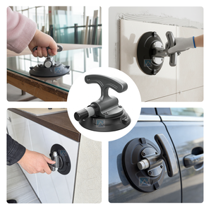 Ventosa de Vacío de Aleación de Aluminio de 4.5 Pulgadas - Mango Ergonómico en T, Liberación con un Clic, Multisuperficie para Levantar Vidrio/Muebles, Bricolaje - Product Image 4