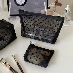 Portable Heart-Shaped Cosmetic <b>Bags</b> Makeup Storage <b>Bag</b> Women Outdoor Toiletries Organizer Skin Care Products Lipstick Organizers - Product Image 6