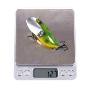 Esca per cicala di nuovo stile cucchiai doppi 6cm-12. 5g-6 # esca artificiale per la pesca dura in plastica e metallo - Product Image 3