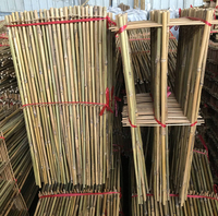 Tiang Bambu Berkualitas Tinggi, Tahan Lama, dan Terolah dengan Panas untuk Penyangga Tanaman, Penopang Bunga, Rak Tanaman Pot, Pagar, dan Gerbang