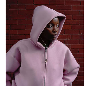 女性用プレーントラックスーツ高品質重い重量トラックスーツピンクユニセックストラックスーツ女性用 - Product Image 4