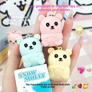 Baume à lèvres au jasmin des neiges, <span class=keywords><strong>masque</strong></span> <span class=keywords><strong>de</strong></span> <span class=keywords><strong>nuit</strong></span> hydratant et fruité en forme d'ours mignon, atténuant les ridules - Product Image 4