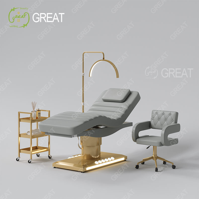 #4 Single column massage bed