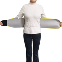 Gimnasio Térmico Sudor Absorbente Cintura Entrenador Fajas Vientre Banda Estómago Envoltura Sauna Cinturón para Mujeres y Hombres
