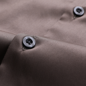 Chất lượng cao tùy chỉnh thoáng khí ngắn tay áo sơ mi giản dị của nam giới bông pha trộn nút lên đồng phục làm việc Áo sơ mi - Product Image 6