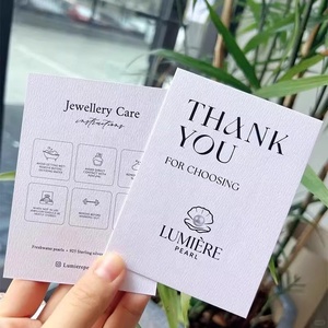 Tarjetas de Agradecimiento con Logotipo, Papel Offset Personalizado, Impresión Digital, Producción Rápida de Muestras de Diseño - Product Image 2