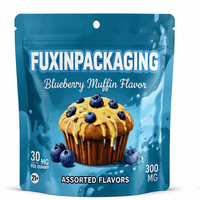 Sachets Mylar personnalisés 3,5g 7g 14g 28g avec fenêtre, anti-odeur, à l'épreuve des enfants, pochettes souples en aluminium pour emballage de capsules et suppléments