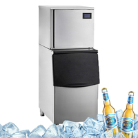 Acier inoxydable d'usine de nourriture et de boissons de longue durée de vie + machine à glace de tube d'abs