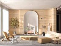 Dalles et carreaux en travertin argenté PerfectStone - 18 mm d'épaisseur, durables, imperméables, pour les sols de villas, cuisines et salles de bain |   Design moderne