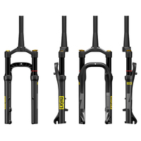 20/26mm 135*10 fourches de suspension de vélo réglage de précharge Construction en acier et aluminium 120mm bobine de vélo à décrochage ouvert magnésium