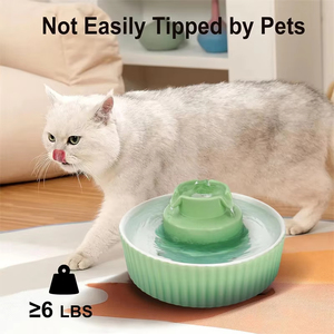 Di alta qualità Pet fontana di acqua per la vendita di ceramica gatto fontana di acqua 2.1L distributore di acqua per gatti - Product Image 4