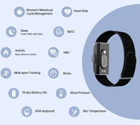 Bracelet de suivi biométrique professionnel JCVital V1 Patent CEC SDK API, qui collecte divers indicateurs corporels pour les soins de santé