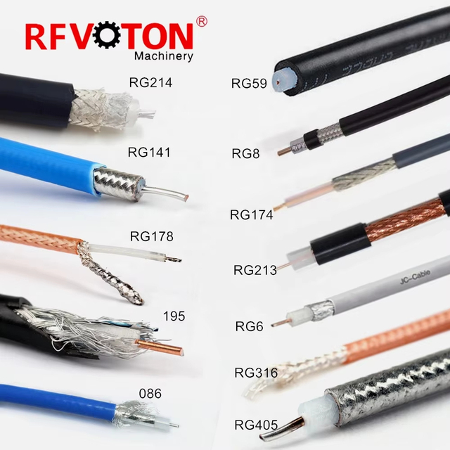 High Quality RG6 RG11 RG59 RG58 Coaxial Cable with PVC Jacket Factory Price for TV/CATV/Satellite/Antenna/CCTV