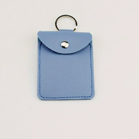 Porte-cartes en cuir PU coloré, style concis, pochette de rangement pour cartes, moderne, durable, petite bourse à monnaie, cadeau, étui pour cartes d'identité