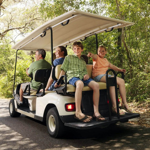 Carrito de <span class=keywords><strong>Golf</strong></span> Eléctrico de Lujo de 2 Plazas con Batería de 48V, Remolques y Ruedas para Carrito de <span class=keywords><strong>Golf</strong></span> de Lujo - Product Image 4