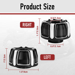 Embouts de guidon rayés pour <span class=keywords><strong>Can</strong></span>-<span class=keywords><strong>Am</strong></span> <span class=keywords><strong>Spyder</strong></span> F3 RT ST 2015-2023, RT-L 2012-2023, accessoires de poignées - Product Image 2