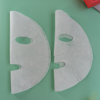 Masque facial cosmétique en tissu non tissé en fibre de mûrier 50 g/m², anti-graisse