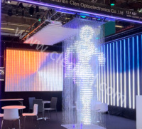 Système de contrôle DMX de lumière matricielle LED P41 Affichage volumétrique 3D pour la conception d'événements lumineux de scène